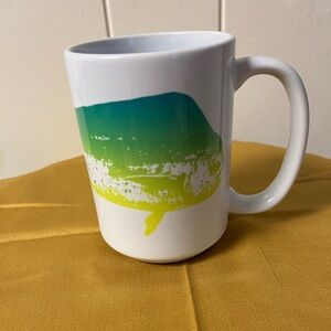 Dolphinfish (Mahi-Mahi) on White Mug by Orca Coatings